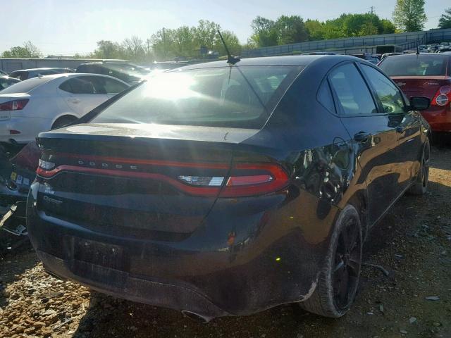 1C3CDFBB1FD253157 - 2015 DODGE DART SXT BLACK photo 4