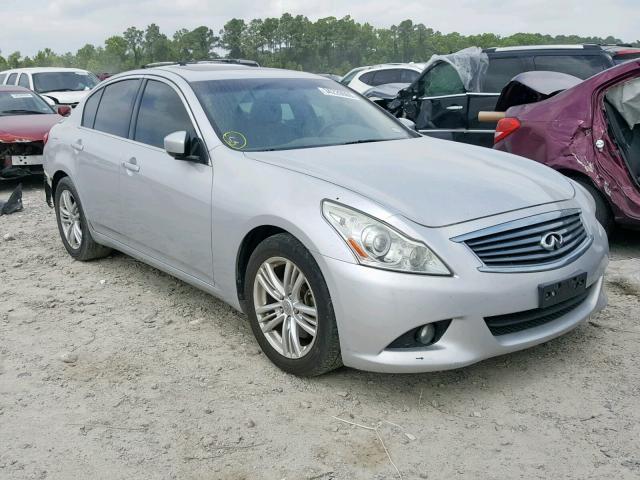 JN1CV6AP8BM302938 - 2011 INFINITI G37 BASE SILVER photo 1