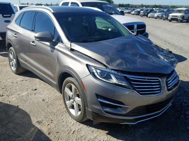 5LMCJ1C93HUL14667 - 2017 LINCOLN MKC PREMIE GRAY photo 1