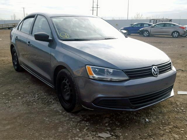 3VW2K7AJ9DM217033 - 2013 VOLKSWAGEN JETTA BASE CHARCOAL photo 1