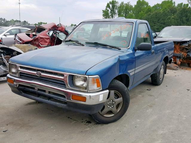 4TARN81P6RZ247773 - 1994 TOYOTA PICKUP 1/2 BLUE photo 2