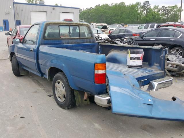 4TARN81P6RZ247773 - 1994 TOYOTA PICKUP 1/2 BLUE photo 3