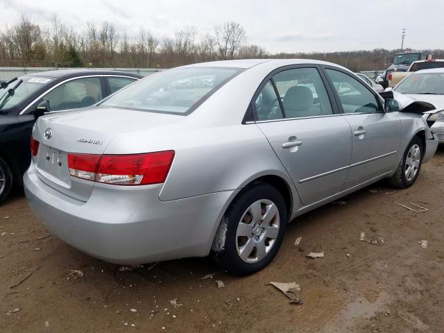 5NPET46C87H196109 - 2007 HYUNDAI SONATA GLS  photo 4