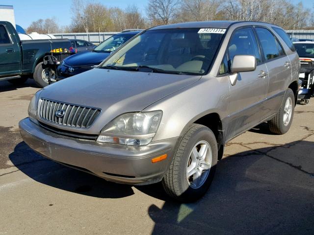 JT6HF10U2X0029043 - 1999 LEXUS RX 300 TAN photo 2