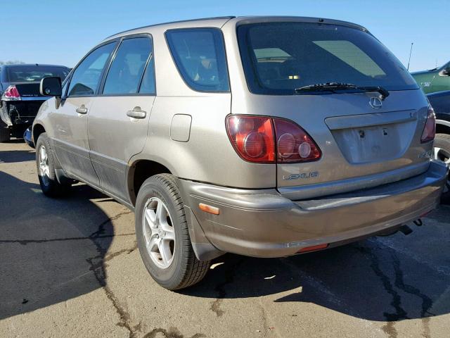 JT6HF10U2X0029043 - 1999 LEXUS RX 300 TAN photo 3