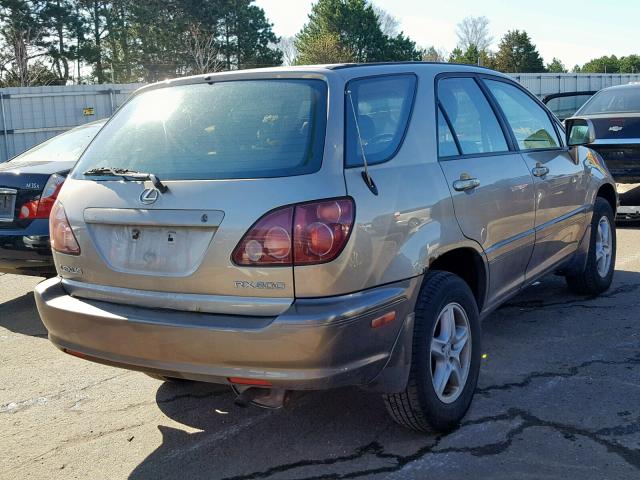 JT6HF10U2X0029043 - 1999 LEXUS RX 300 TAN photo 4