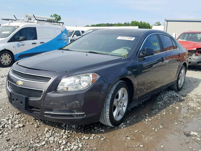1G1ZB5EB5A4107394 - 2010 CHEVROLET MALIBU LS GRAY photo 2