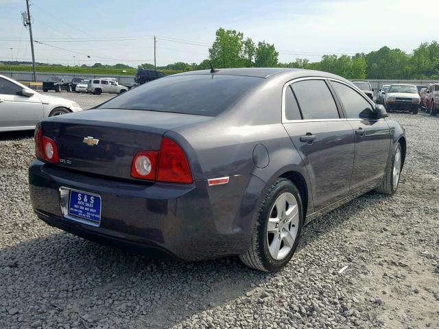 1G1ZB5EB5A4107394 - 2010 CHEVROLET MALIBU LS GRAY photo 4
