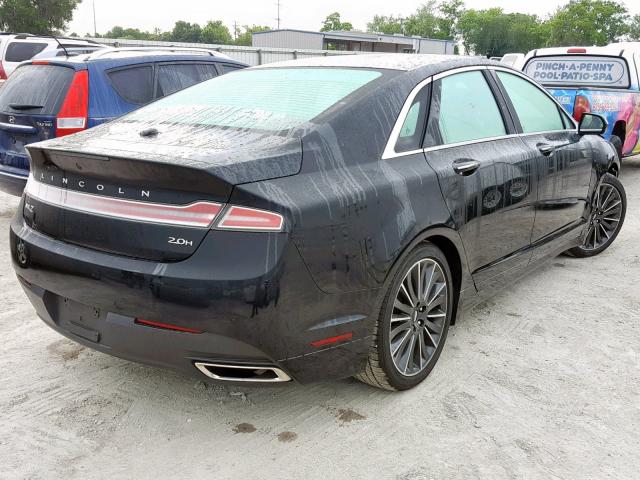 3LN6L2LU8GR627448 - 2016 LINCOLN MKZ HYBRID BLACK photo 4