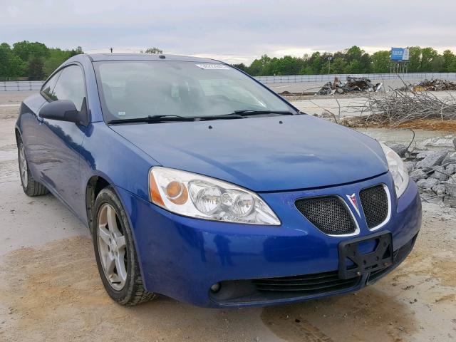 1G2ZH18N674100861 - 2007 PONTIAC G6 GT BLUE photo 1