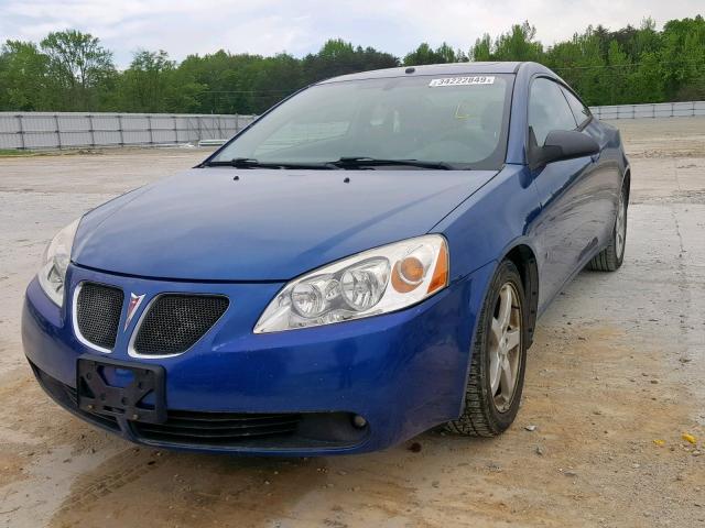 1G2ZH18N674100861 - 2007 PONTIAC G6 GT BLUE photo 2