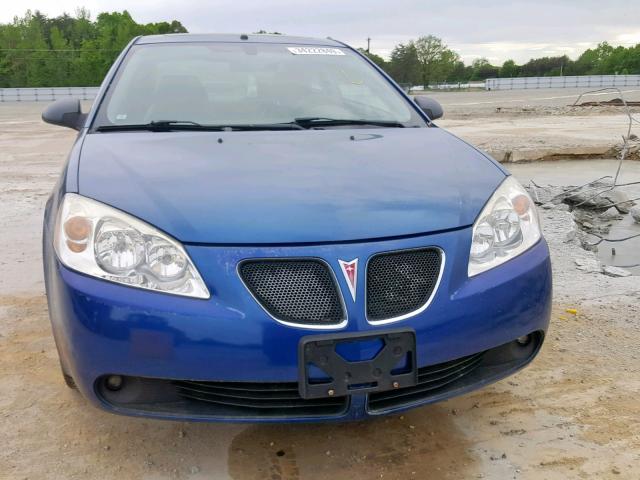 1G2ZH18N674100861 - 2007 PONTIAC G6 GT BLUE photo 9