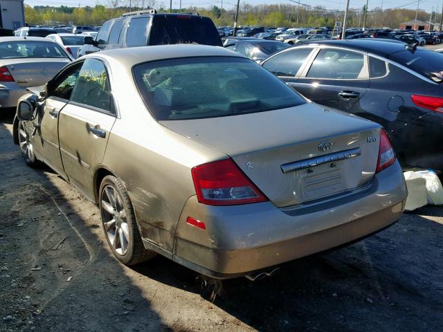 JNKAY41E53M000621 - 2003 INFINITI M45 TAN photo 3