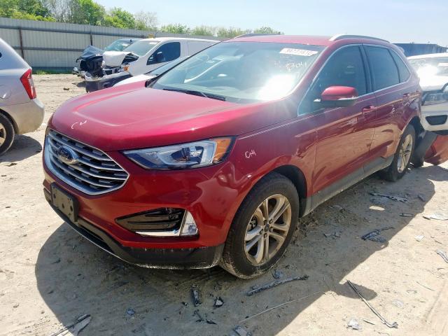 2FMPK3J94KBB04057 - 2019 FORD EDGE SEL  photo 2