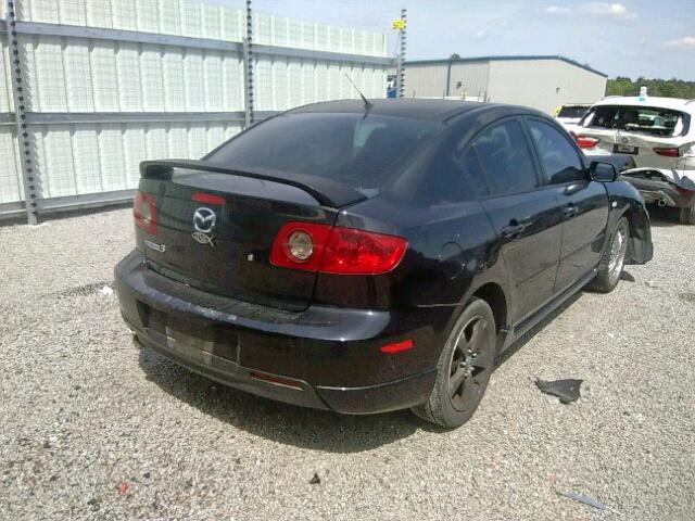 JM1BK12F251265370 - 2005 MAZDA 3 I BLACK photo 4