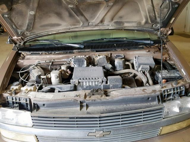 1GNDM19W2XB171308 - 1999 CHEVROLET ASTRO BROWN photo 7