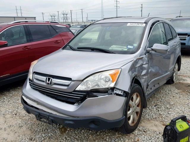 JHLRE48768C026777 - 2008 HONDA CR-V EXL SILVER photo 2