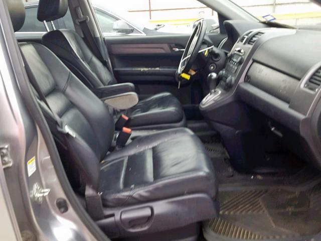 JHLRE48768C026777 - 2008 HONDA CR-V EXL SILVER photo 5