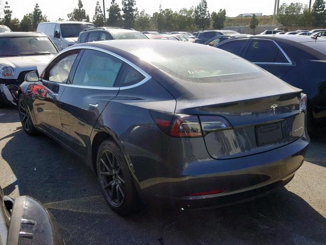 5YJ3E1EB6KF205583 - 2019 TESLA MODEL 3 GRAY photo 3