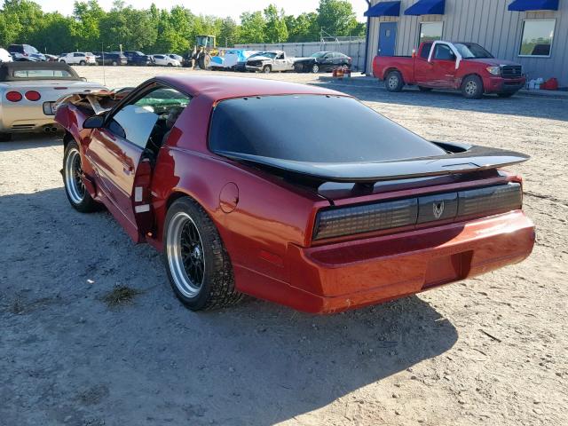 1G2FW2188HN231725 - 1987 PONTIAC FIREBIRD T MAROON photo 3