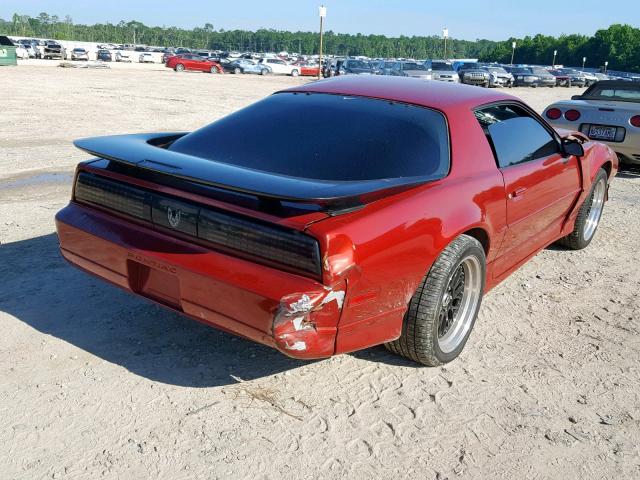 1G2FW2188HN231725 - 1987 PONTIAC FIREBIRD T MAROON photo 4