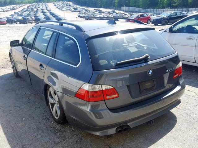 WBANN73527CN03834 - 2007 BMW 530 XIT GRAY photo 3