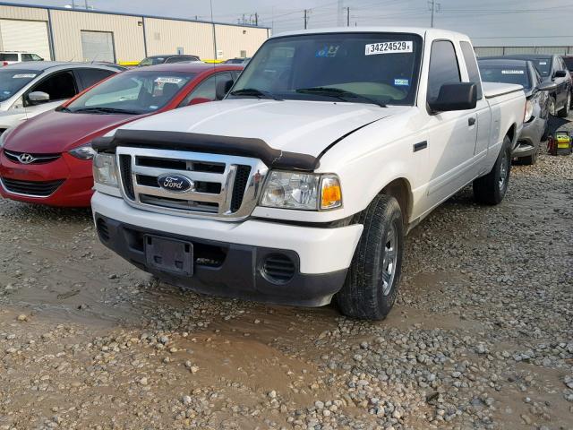 1FTYR44U78PA40947 - 2008 FORD RANGER SUP WHITE photo 2