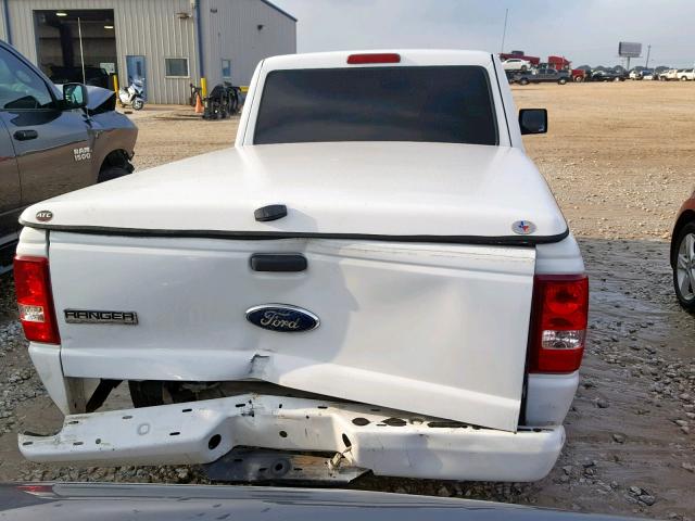 1FTYR44U78PA40947 - 2008 FORD RANGER SUP WHITE photo 6