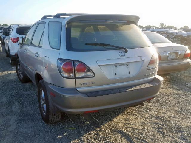 JTJGF10U820119646 - 2002 LEXUS RX 300 GRAY photo 3