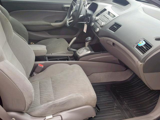 2HGFG12829H502968 - 2009 HONDA CIVIC EX GRAY photo 5