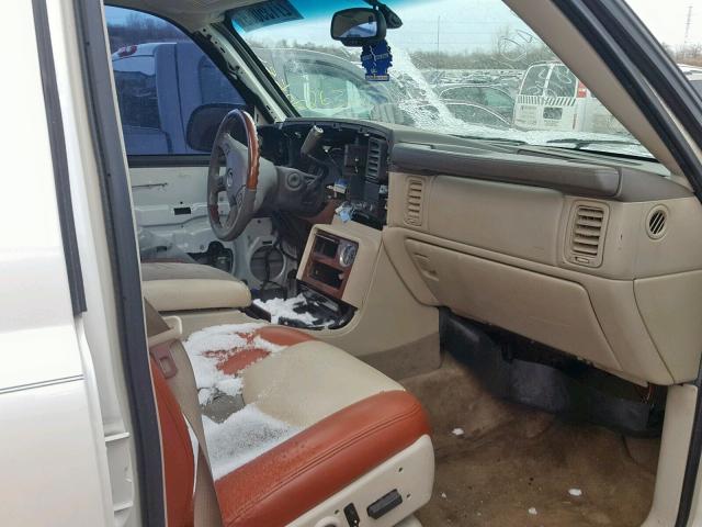 1GYEK63N65R144398 - 2005 CADILLAC ESCALADE L WHITE photo 5