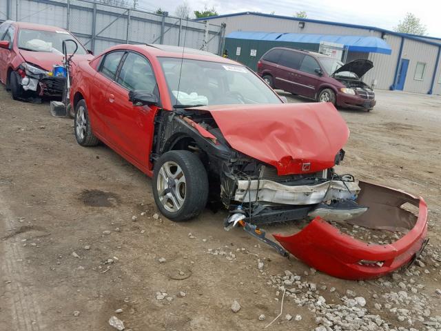 1G8AW12F14Z110125 - 2004 SATURN ION LEVEL RED photo 1