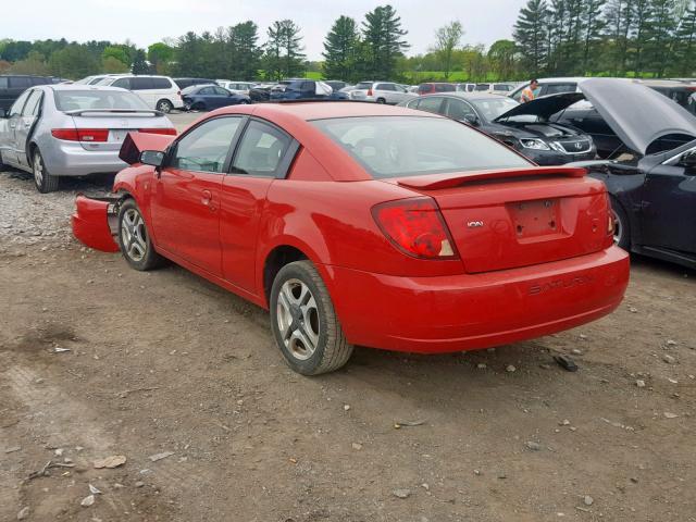 1G8AW12F14Z110125 - 2004 SATURN ION LEVEL RED photo 3