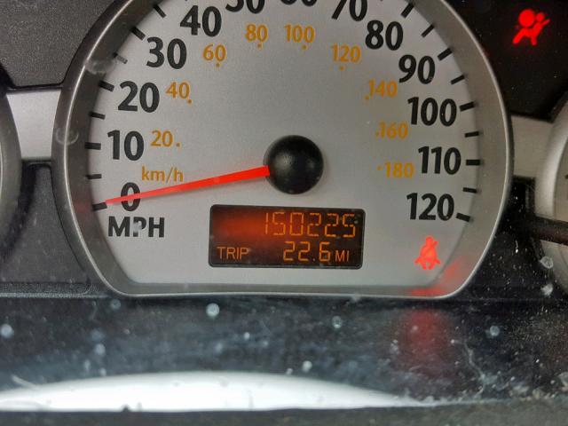 1G8AW12F14Z110125 - 2004 SATURN ION LEVEL RED photo 8