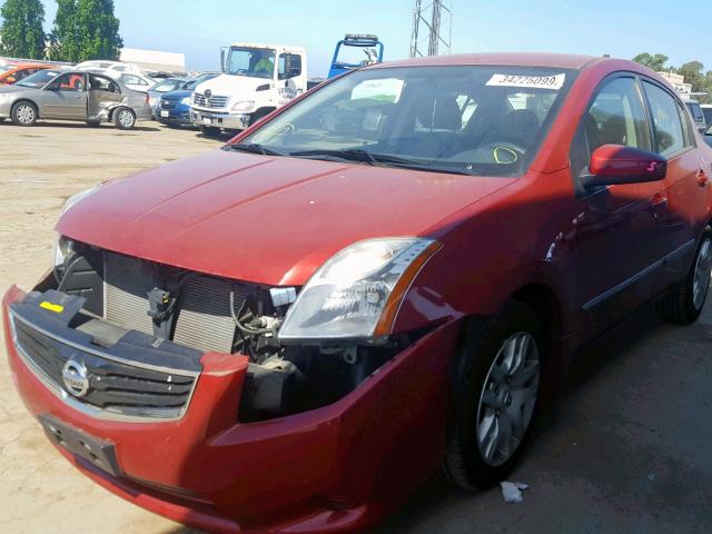 3N1AB6AP5AL660636 - 2010 NISSAN SENTRA 2.0 RED photo 2