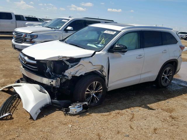 5TDKKRFH3GS131791 - 2016 TOYOTA HIGHLANDER WHITE photo 2