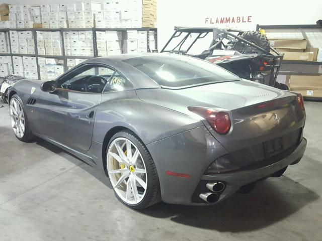 ZFF65LJA6C0183818 - 2012 FERRARI CALIFORNIA GRAY photo 3