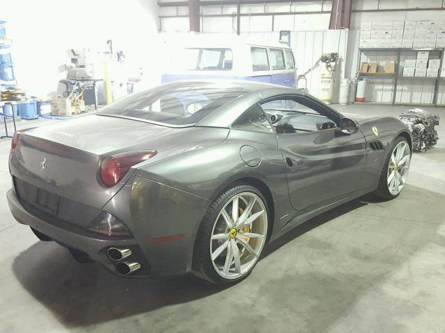 ZFF65LJA6C0183818 - 2012 FERRARI CALIFORNIA GRAY photo 4