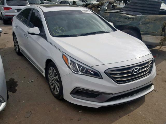 5NPE34AF4HH573117 - 2017 HYUNDAI SONATA SPO WHITE photo 1