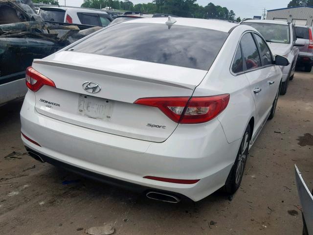 5NPE34AF4HH573117 - 2017 HYUNDAI SONATA SPO WHITE photo 4