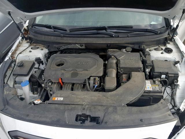 5NPE34AF4HH573117 - 2017 HYUNDAI SONATA SPO WHITE photo 7