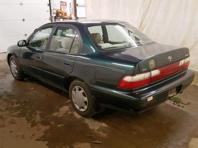 2T1BB02EXVC200120 - 1997 TOYOTA COROLLA DX GREEN photo 3