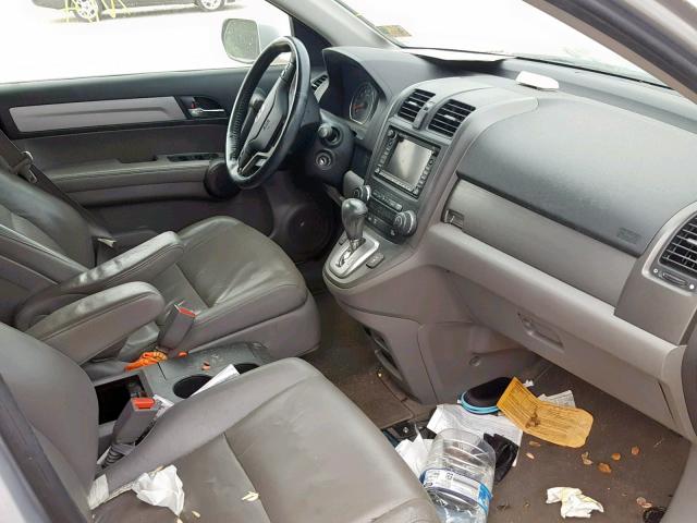 5J6RE4H76BL062726 - 2011 HONDA CR-V EXL SILVER photo 5