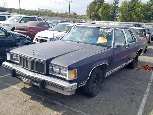 9Z66F741455 - 1979 MERCURY GRAND MARQ BLUE photo 2