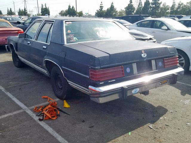 9Z66F741455 - 1979 MERCURY GRAND MARQ BLUE photo 3