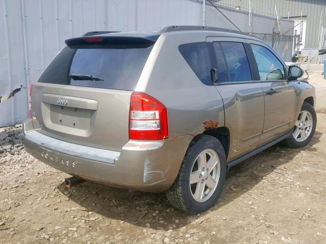 1J8FF47W78D677750 - 2008 JEEP COMPASS SP 金色 照片 4