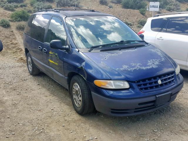 2C4GJ45G5YR778272 - 2000 CHRYSLER VOYAGER SE BLUE photo 1