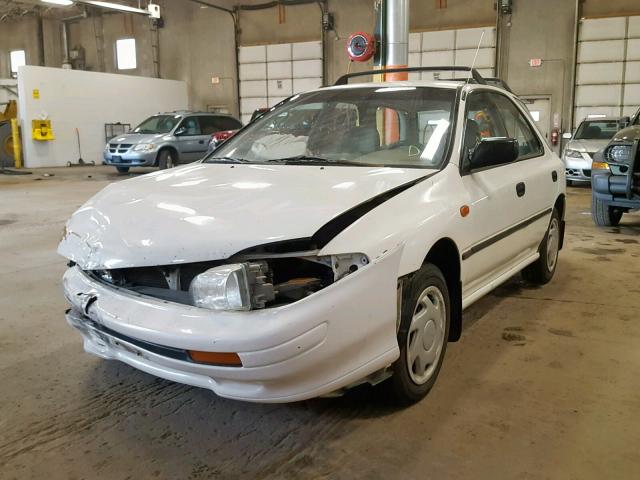 JF1GF2352SG814036 - 1995 SUBARU IMPREZA L WHITE photo 2