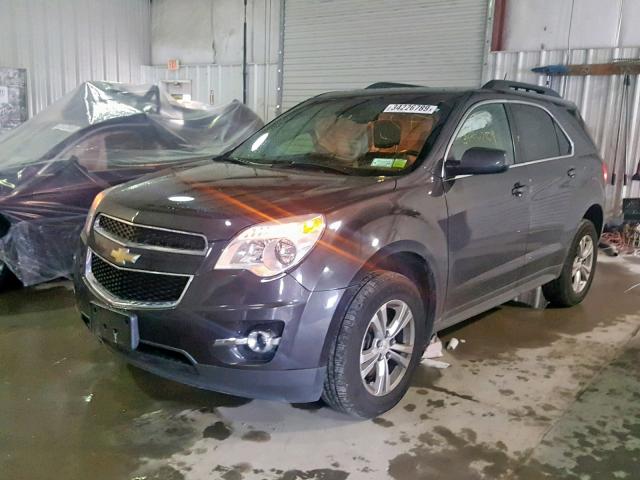 2GNFLGE31F6275882 - 2015 CHEVROLET EQUINOX LT BLACK photo 2