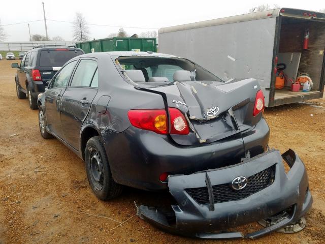 2T1BU4EE0AC191225 - 2010 TOYOTA COROLLA BASE  photo 3